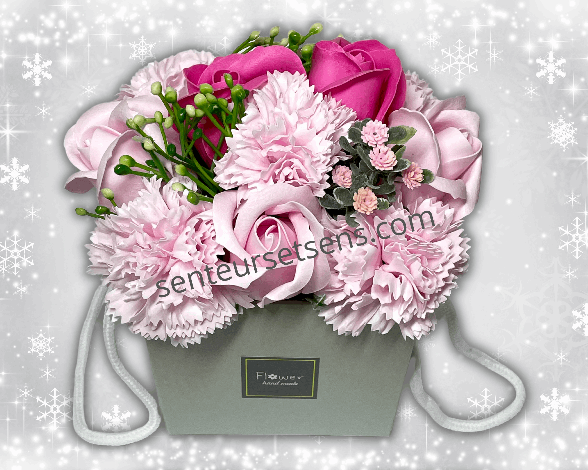 Bouquets fleurs de savon